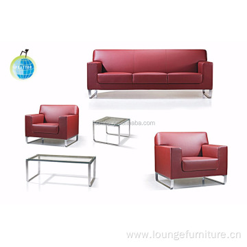 Leather Furniture Office Sofa Waiting Set Lounge Sofa